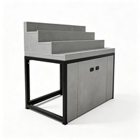 Dubbele modus trapvormig vlakke stapelbare fruitdisplayrek met onafhankelijke draagkracht voor complete winkelinrichting