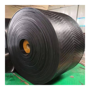 Aşınmaya dayanıklı aşınmaya dayanıklı balıksırtı kaymaz polyester EP rubber kauçuk konveyör bant - Product Image 2