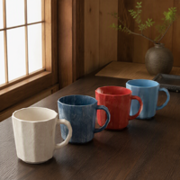 Mug à café écologique 500ml, texture pierre biodégradable, directement du fabricant, idéal pour les musées, les boutiques de souvenirs et les cadeaux.