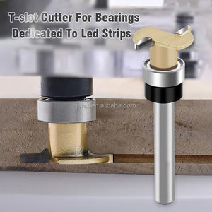 Fraise à rainurer en carbure WEIX avec roulement pour l'encastrement/dissimulation des bandes LED - Product Image 3