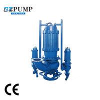 Pompe à boue submersible ZJQ à conception anti-colmatage, en alliage de chrome élevé, pour dragage de boue