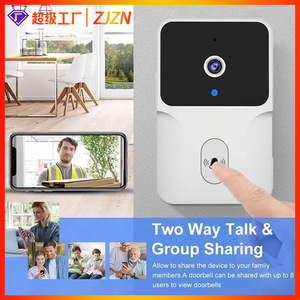 M8 สมาร์ทวิดีโอกริ่งประตูไร้สายกล้องอินเตอร์เน็ตไร้สายอินเตอร์คอมแบบสองทางการตรวจสอบความปลอดภัยภายในบ้านการควบคุมแอปใช้งานได้หลากหลาย - Product Image 4