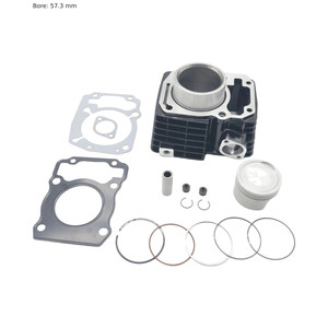Kit de Cilindro de Motor para Motocicleta Hero Hunk160R HERO160, Diámetro de 57.3mm, Repuestos - Product Image 1