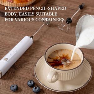 Latest Electric Milk Frother with USB and Storage Box Milk Foam <b>Maker</b> <b>Portable</b> Handheld Whisk - Product Image 4