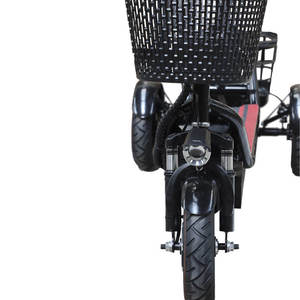 Tricycle électrique 12 pouces, nouveau modèle pour adultes et personnes âgées, scooter électrique pliable à trois roues, batterie lithium longue portée - Product Image 6
