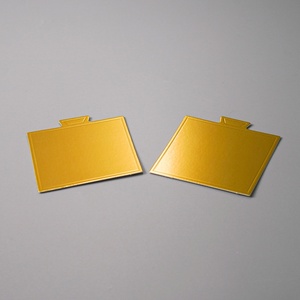 High Quality Mini French Dessert Board Customize Size Gold Cake Drum - Product Image 5