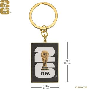 Llavero Creativo 2026 de Metal, Modelo Edición Anillo Metálico Duradero, Emblema Oficialmente Licenciado, Regalo para Eventos y Souvenir - Product Image 2