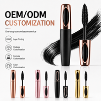 Mascara de luxe or rose allongeant, volumisant, recourbant, waterproof, pour cils, marque privée OEM ODM