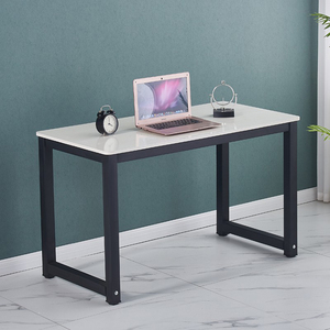 Bàn Máy Tính Bằng Gỗ Đơn Giản Hiện Đại Khung Bằng Thép Không Gỉ Chịu Tải Cao Vòng Bi Gỗ Rắn Bàn Máy Tính Để Bàn - Product Image 2