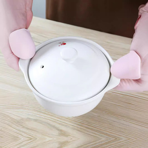 Mitaines de four en silicone, isolantes, antidérapantes, résistantes aux hautes températures, multicolores, pour la cuisson et la cuisine - Product Image 1