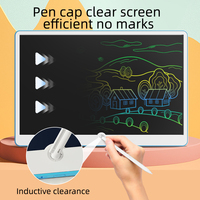 Tablette d'écriture LCD flexible à cristaux liquides 12 15 19 pouces en ABS pour enfants, tableau de dessin pour enfants