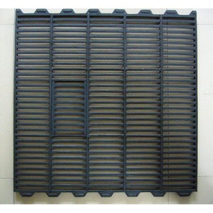 <b>Plastic</b> Slatted <b>Flooring</b> Rectangle Indoor Use For Pigs And Piglets Semi Fixed Mold Multi Cavity Forming Plain Surface - Product Image 2