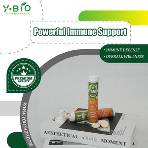 Tabletas Efervescentes de Vitamina C de 1000 mg, Ayudan a Apoyar la Función Normal del <span class=keywords><strong>Sistema</strong></span> Inmunitario en Adultos, Suplemento Dietético en Stock - Product Image 3