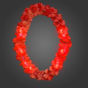 Light Up Leis Collier Hawaii Noël Led Lumière Collier Hawaïen Lei Collier <span class=keywords><strong>Fleur</strong></span> Pour Décorations De Fête - Product Image 6