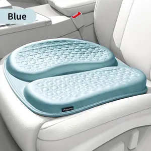 Anjuny Coussin de siège en gel Flexible en nid d'abeille Canapé de voiture Fauteuil de bureau Coussin de confort orthopédique cervical