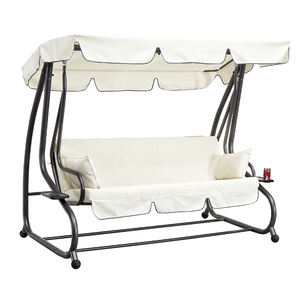 Venta caliente metal jardín balcón o patio 3 asiento del patio colgando swing <span class=keywords><strong>silla</strong></span> cojín - Product Image 6