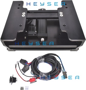 Cric hydraulique électrique Heysea F3008 série Action, déport de 8 pouces, puissance max. 300 <span class=keywords><strong>CV</strong></span>, levée de 7,5 pouces, pour moteurs <span class=keywords><strong>hors</strong></span>-<span class=keywords><strong>bord</strong></span> Yamaha <span class=keywords><strong>Mercury</strong></span> - Product Image 5