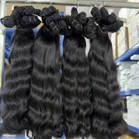 Extensiones de Cabello Natural Indonésico con Cierre HD Similar a la Piel, Extensiones de Cabello Natural Vietnamita con Cierre Frontal de Encaje HD, Paquetes de Cabello Natural, Cabello Natural Filipino
