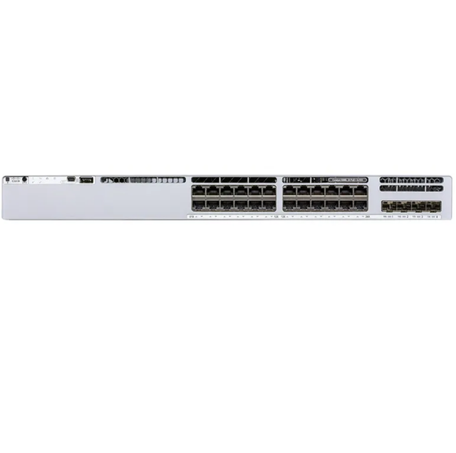 C9300X-12Y-E 12-Port 25G SFP28 L3 Managed Rack-Mount Switch for Enterprise Core and Data Center Aggregation