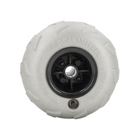 Roues de remplacement pour chariot de plage et chariot à roulettes Mygo de 7,5 pouces, en PU et PVC, vente en gros
