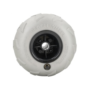 Ruedas de Repuesto para Carrito de Playa y Vagoneta <span class=keywords><strong>Mygo</strong></span> de 7.5 Pulgadas, Material PU y PVC, Venta al Por Mayor - Product Image 2