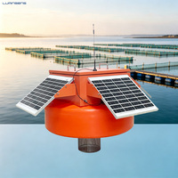 Boya de Calidad de Agua para Embalses No Tripulada con Sonda Óptica de Turbidez y Medidor de Sólidos Suspendidos Equipada con Panel Solar de 60W