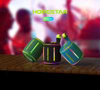 Altavoz Bluetooth Portátil Hopestar P58MINI de 10 W, Resistente al Agua IPX6, Luces RGB Inteligentes, Graves Profundos, Sonido de 360°, Radio FM para Exteriores