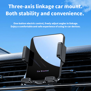 Support de charge rapide sans fil H6 QC compatible avec tous les appareils Qi, support de voiture sans fil 15W avec prise Type C pour <span class=keywords><strong>iPhone</strong></span> - Product Image 4