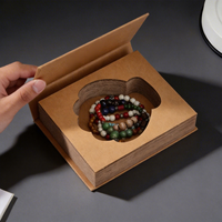 Boîte d'emballage personnalisée en forme de livre avec doublure en carton alvéolé écologique et carton ondulé épaissi