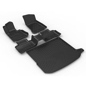 Design de luxe ensemble complet antidérapant noir 3D TPE <span class=keywords><strong>tapis</strong></span> de sol de voiture <span class=keywords><strong>tapis</strong></span> de coffre <span class=keywords><strong>tapis</strong></span> de voiture pour <span class=keywords><strong>mercedes</strong></span>-benz GLC coupé 2017-2023 - Product Image 1