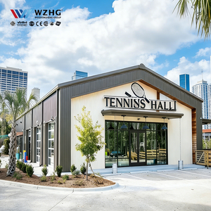 Estructura de Acero de Gran Envergadura para Pista de Tenis Interior, Resistente a Terremotos y Nieve Pesada, Estándar ASTM A36, Vida Útil de 50 Años - Product Image 1