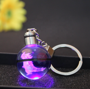 พวงกุญแจคริสตัลไทแรนิทาร์ K9 ขนาด 30 มม. แบบขายส่ง ทนทาน พร้อมสลักเลเซอร์ 3 มิติ สำหรับเป็นของขวัญวันวาเลนไทน์ - Product Image 3