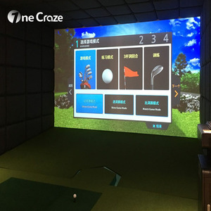 OneCraze CY‑AR GOLF‑001 AR Sport Impact Screen Golf Simulator,ระบบเกมกอล์ฟแบบฉายภาพเสมือนจริงแบบอินเทอร์แอคทีฟ - Product Image 4