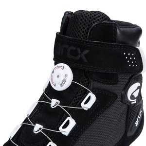 Stivali da Moto ARCX in Pelle Scamosciata con Protezione ESA, Bottone Rotante <span class=keywords><strong>ATOP</strong></span> Regolabile, Stivali da Corsa per Uomo - Product Image 2