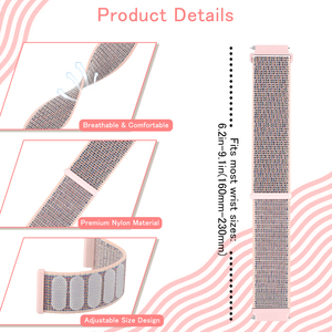 Vente directe d'usine, bracelet de <span class=keywords><strong>montre</strong></span> en nylon à libération rapide de 16 mm <span class=keywords><strong>pour</strong></span> hommes et femmes, bracelet de remplacement réglable <span class=keywords><strong>pour</strong></span> <span class=keywords><strong>montre</strong></span> de 16 mm - Product Image 3