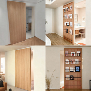 Trackless Sliding Door Hardware Full Height Iron Aluminum Alloy Easy Installation For Entryway Closet Doors - Product Image 5