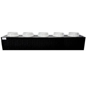 Plenum Industrial Flexible de Poliéster Expandido de 5 Vías con 5 Conexiones de Anillo de 160 mm, Plenum de 5 Zonas Canalizado, Suministro de Aire Industrial - Product Image 1