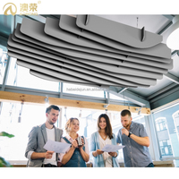 AORONG Échantillons Gratuits Panneaux de Plafond en Feutre 9mm Installation Facile Décoration Intérieure Innovante Baffles Acoustiques pour Plafond