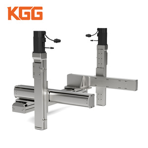 Plataforma de movimiento de tres ejes KGG, mesa deslizante XYZ de doble accionamiento, perfil de aluminio tipo D, componente industrial - Product Image 3
