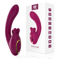 Victor Cross-Border SHD-S507 Burgunderrot/Lila Knetender Klitoris-Vibrator Starker Schock 7 Frequenzen Ohne Gleitmittel 1 Jahr Garantie