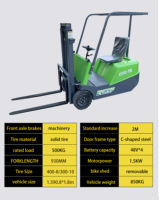 Chariot élévateur électrique 1 tonne à forte demande – Capacité maximale Chariot élévateur à fourche de 1000 kg pour usage domestique