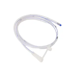 Tube gastrique en silicone stérile jetable de qualité médicale Tube d'alimentation duodénal en silicone en PVC Tube gastrique jetable