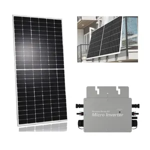 Tak ve çalıştır güneş sistemi balkon almanya Ip65 mikro invertör ile tak ve çalıştır güneş mikro invertör 400W