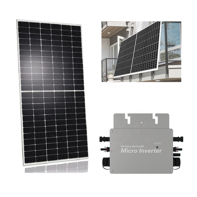Plug and Play Solar System Balcony Germany With Ip65 Micro Inverter Plug and Play Solar Micro Inverter 400W