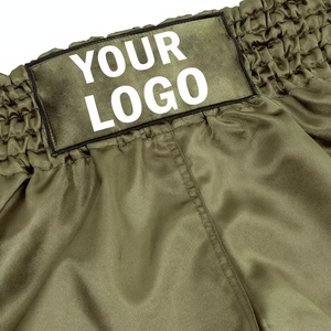 Pantalones cortos de lucha MMA de alto rendimiento personalizados, poliéster duradero, logotipo frontal brillante, estampado, cintura elástica, venta de pantalones cortos de lucha Premium - Product Image 1
