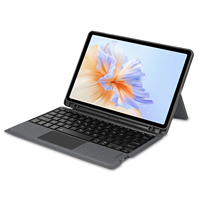 Étui clavier sans fil pour Samsung A9 Plus/A11/S9/S9 FE/S10 FE/S10 Lite avec pavé tactile rétroéclairé rechargeable Type-C