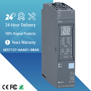 Module de communication série Siemens neuf d'origine 6ES7137-6AA01-0BA0 ET200SP <span class=keywords><strong>CM</strong></span> <span class=keywords><strong>PtP</strong></span> RS232 RS485 - Product Image 1
