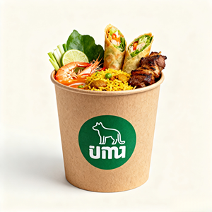 Giá rẻ 32oz-170oz tường duy nhất không thấm nước giấy bỏng ngô xô với giá bán buôn KFC phong cách bao bì - Product Image 2