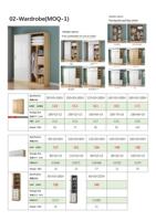 Weißes Finish Holz schrank Kleider schrank Lagers chrank Schrank Regale Organizer Big Closet