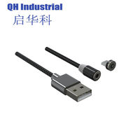 Kabel USB pengisian daya cepat, kabel pengisi daya USB a ke mikro USB 3.0, kepang nilon 1 m 2 m untuk ponsel Bluetooth